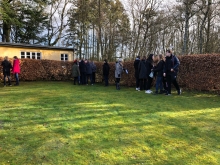 Elever ved Christian Hunderups hus