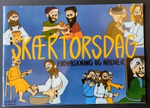 Tegneserie om Skærtorsdag, fodvaskning og nadver