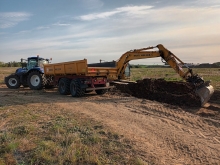 Én af vores maskiner i aktion