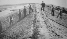 Digebørster på dige