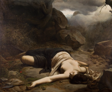 L.A. Schou, Chione dræbt af den krænkede Diana, 1866